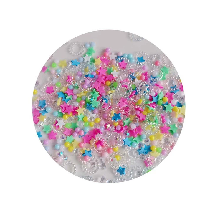 Decorate Oneself With Color Star Clay Slices